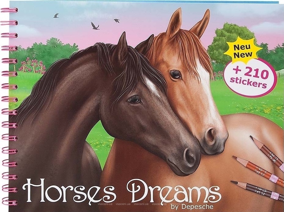 Depesche Horses Dreams Colouring Book 
