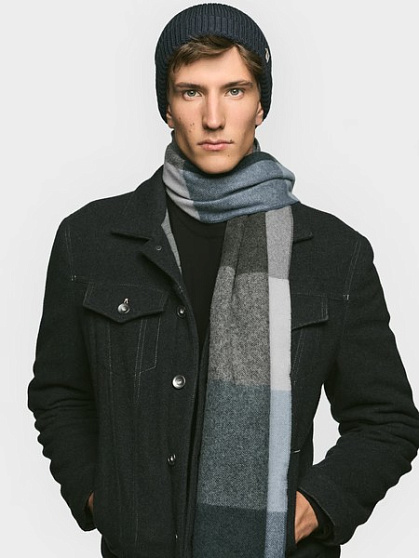 Шарф, Coloured Squares, 35x170