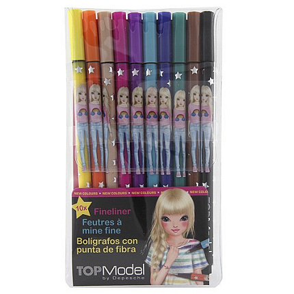 Набір ручок-маркерів, 10шт, Top Model