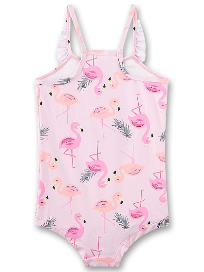 Купальник сплошной, Pink flamingo