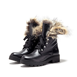 Ботинки кожаные с мехом Florens