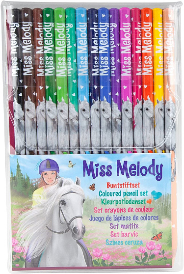 Набір кольорових олівців, Miss Melody