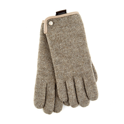 Перчатки, Felted gloves with leather