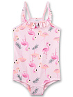 Купальник сплошной, Pink flamingo