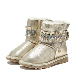 Черевики шкіряні з хутром Blumarine